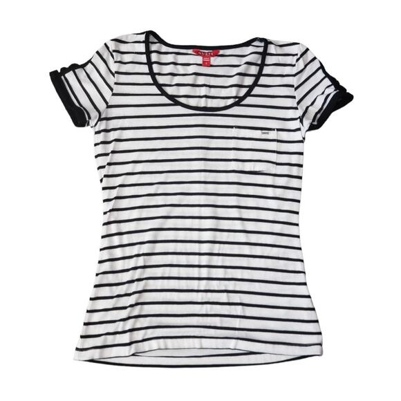 Guess Los Angeles Black & White Short Sleeve T Shirt - Picture 1 of 7
